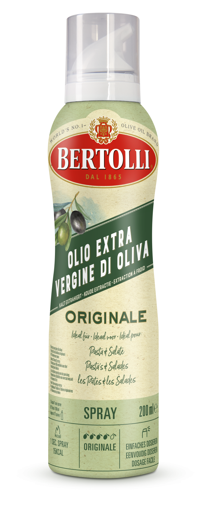 BERTOLLI Natives Olivenöl Extra ORIGINALE Spray