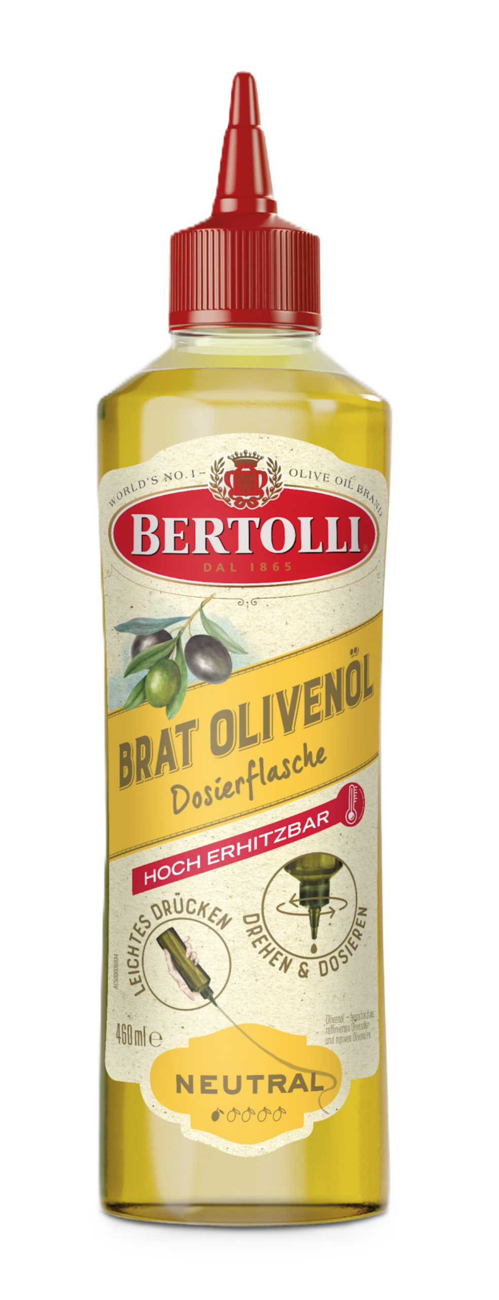BERTOLLI Bratolivenöl Dosierflasche