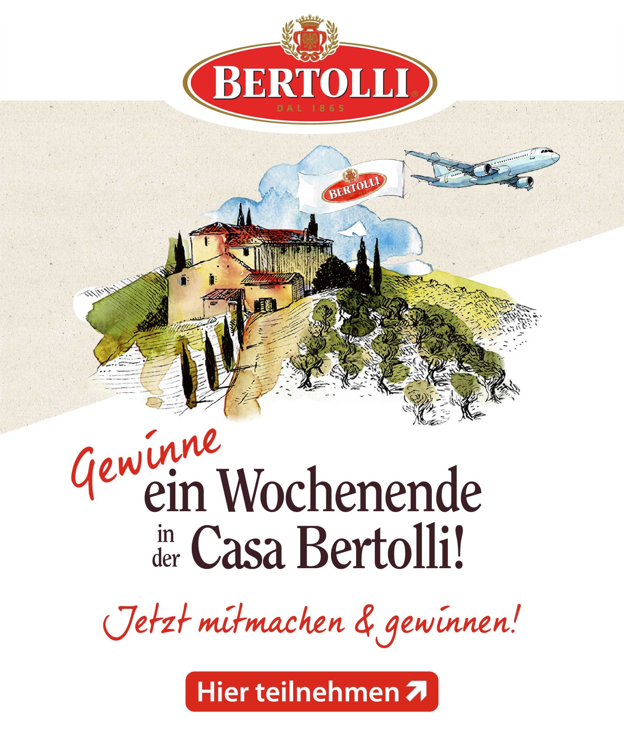 Gewinne ein Wochenende in der Casa Bertolli!